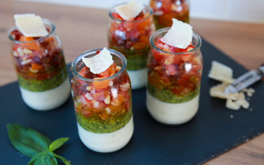 Verrines aux notes Italiennes