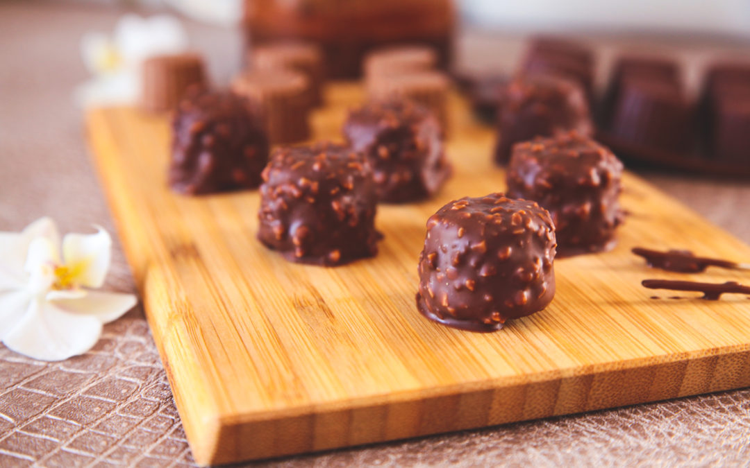 Bonbons chocolatés au Gianduja