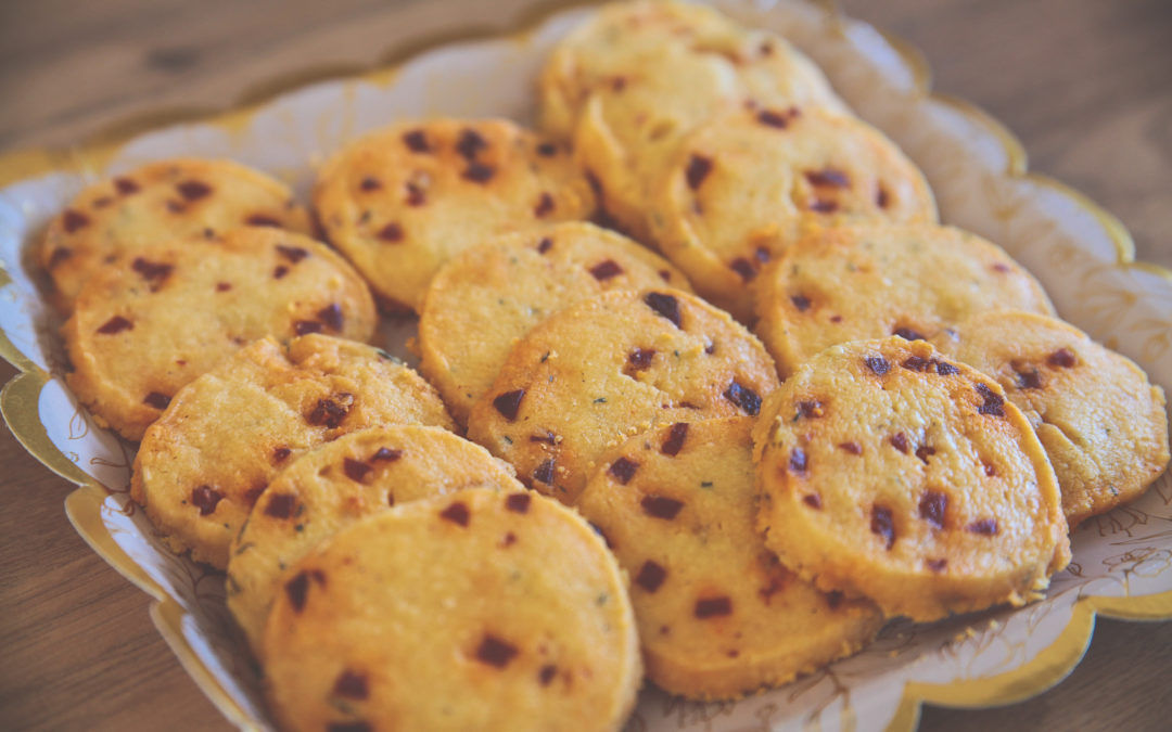 Sablés Parmesan/chorizo