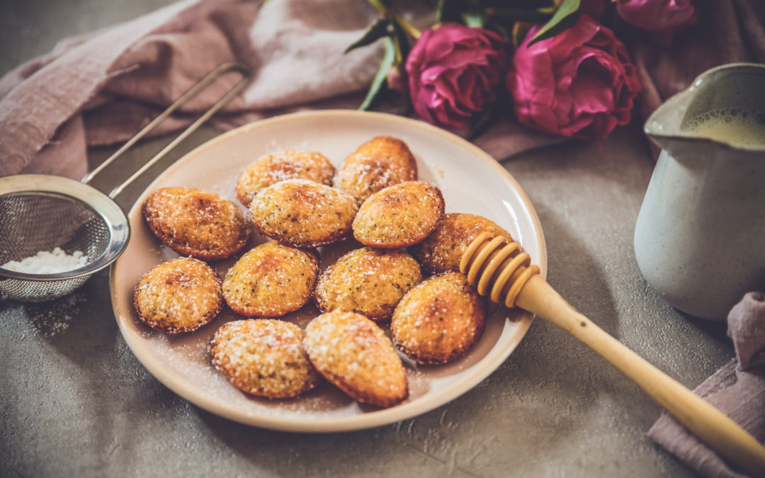 Mini Madeleines Miel/Pavot