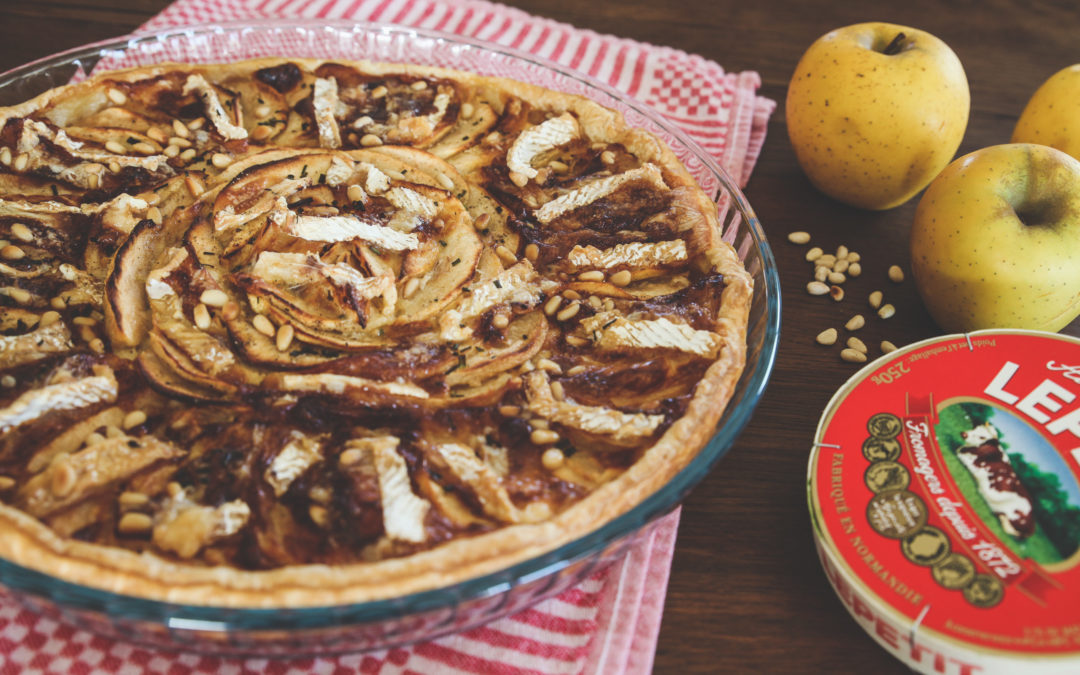 Tarte Normande, pommes & camembert